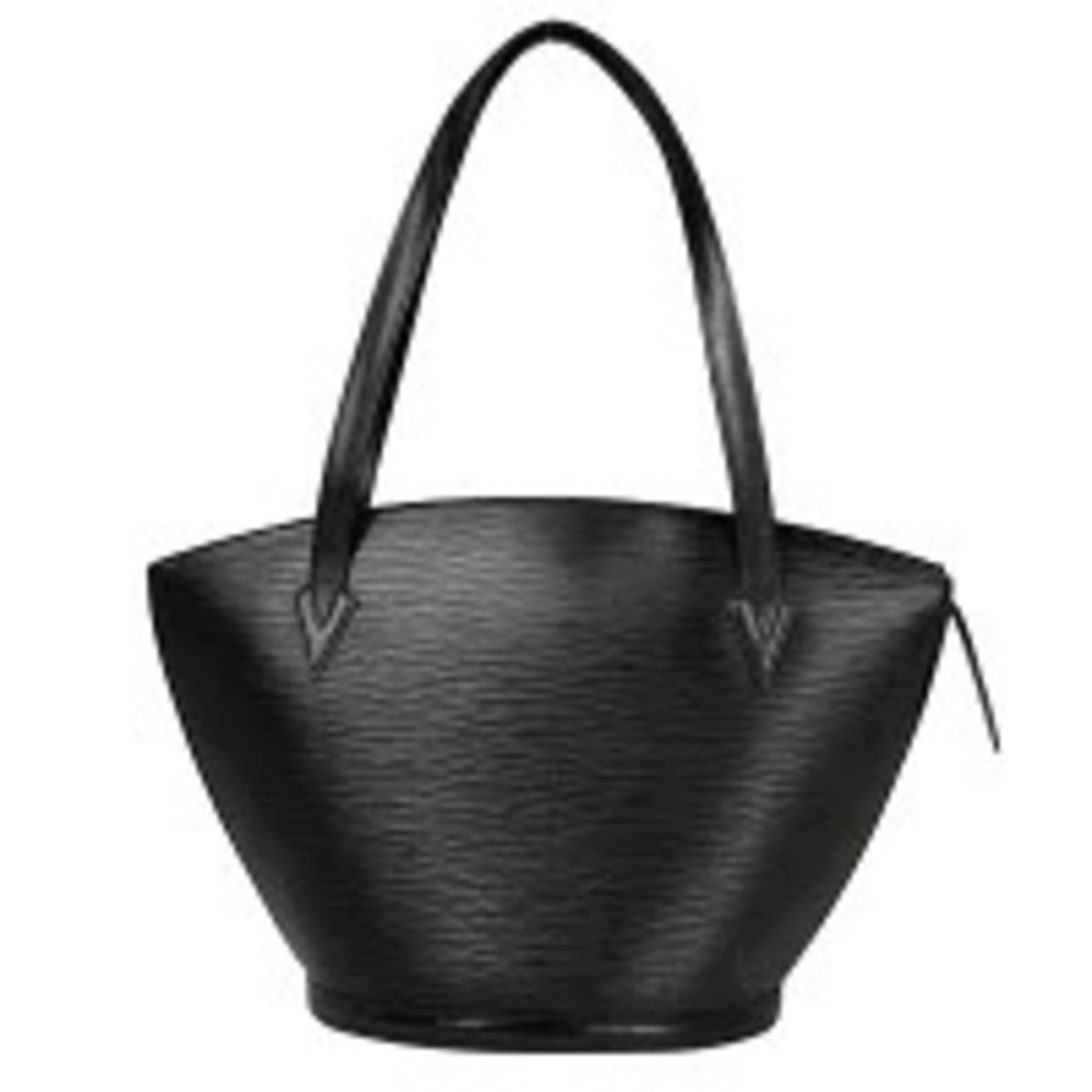 Louis Vuitton Saint Jacques Shopping Shoulder Bag Tote Epi Leather Noir Black